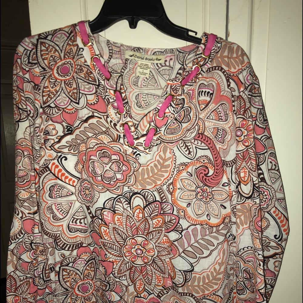 David Brooks print tunic